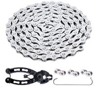 Subzonal-Chaîne Vélo 9/10/11/12 Vitesses Haute Performance Anti-Rouille En 14872 Avec 3 Maillons Rapides & Outil Pro Compatible Shimano/Sram (1/2"X11/128" 116l)