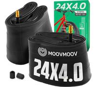 Subzonal-Chambre À Air 24x4.0 - Lot De 2 - Fat Bike, Vélo Vtt Gros Pneus - Etrto 98-507/100-507/102-507 - Roue Large 24 Pouces