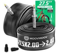 Subzonal-Chambre À Air 27.5 Pouces (Valve Presta) - Pour Pneus 27.5x2.0 Jusqu'à 27.5x2.40 (Etrto De 47-584 À 64-584) - Lot De 2 - Pour Vélo, Vtt Et Gravel