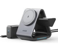 Subzonal-Chargeur Magsafe, Anker 737 Maggo Charger (Station 3-En-1) Avec Charge Rapide 15 W Max Certifiée Mfi, Pour Iphone 14/13/12 Series, Apple Watch S8/7/6, Airpods 3 / Pro (Chargeur Usb-C 30 W In