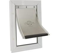 Subzonal-Chatière Pour Chat Et Petit Chien, En Aluminium, Isolante Et Résistante, Panneau De Fermeture Inclus, Facile À Installer, Non Compatible Avec Le Verre - S