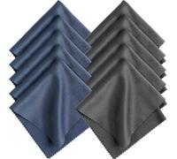 SUBZONAL-Chiffons Microfibre de Nettoyage pour Lunettes, 10Pcs Chiffon de Nettoyant Lunettes 20 * 20cm Lavables et Réutilisables pour Nettoyer Lunettes,Lentilles, Écrans, Objectifs d'appareils Photo