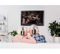 SUBZONAL-CL7400 Opti Casque TV sans Fil amplifié avec connecteur Optique Casque Supra-auriculaire pour TV, Smartphones et PC Perte auditive Faible à sévère Version Britannique