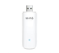 SUBZONAL-Clé WiFi 6 USB Puissante AX1800 Mbps, Double Bande Adaptateur USB Dongle WiFi, 5GHz 1201Mbps + 2.4G 574Mbps, Compatible avec Windows 11/10 Seulement, Cle Wi-Fi pour PC, 802.11ax, USB3.0 WPA3