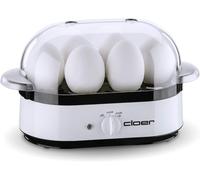 SUBZONAL-Cloer 6081 Cuiseur 6 ?ufs, Information Acoustique Quand prêt, 350 W, Boîtier en matière Plastique Blanc, Acier Inoxydable