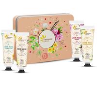 Subzonal-Coffret Crèmes De Mains Evasion Florale- Certifié Bio Cosmos Ecocert- Coffret Cadeau Femme- 4x 30ml- Coffret Beauté Femme Bio-Fleur D'oranger-Fleur De Tiaré-Pivoine-Vanille-24651