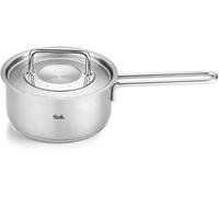 Subzonal-Collection Pure Casserole En Acier Inoxydable (16 Cm, 1,4 L), À Queue, Avec Couvercle Métallique, Graduation Intérieure, Compatible Induction, Argenté