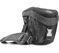 SUBZONAL-Colt Sac pour caméra Neolit pour SLR et caméra système (sac universel incl. accès rapide, protection contre la poussière, sangle de transport et compartiment pour accessoires) noir/métalliqu