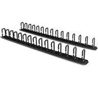 SUBZONAL-com Gestion Verticale de Câbles pour Rack Serveur -Passe Câbles Anneau en D -Gestion de Câbles pour Datacenters Panneau de Gestion de Câbles -Organisateur de Câbles Baie de Brassage-CMVER40U