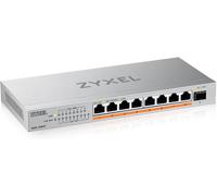 SUBZONAL-Commutateur 8-Port Multi-Gig 2.5G Unmanaged 8X PoE++ 1x 10G SFP+ Montage Bureau/Mural XMG-108HP