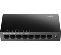 SUBZONAL-Commutateur Gigabit à 8 ports, facile à gérer intelligemment, montage mural et prêt à l'emploi, métal robuste, compatible QoS, Vlan, IGMP et DHCP, GS108E