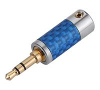 SUBZONAL-Connecteur Audio Stéréo Prise Audio du Microphone Adaptateur Stéréo pour Piano Numérique Câble Audio Séparateur D'écouteurs Connecteur du Câble du Casque Prise Audio Stéréo Silver