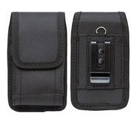 SUBZONAL-Coque pour TOKVIA T201 / Energizer E13, Sac d'extérieur Antichoc Housse étui en Oxford Canvas Compatible avec Doro 2404 / Artfone C1+ 3,5 à 4,0 Pouces Téléphone Portable pour Senior, Noir