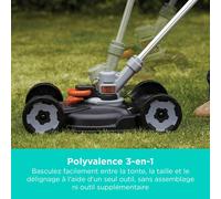 SUBZONAL-coupe-bordures, tondeuse et coupe-bordures sans fil 18 V 3-en-1, STC1820CM-QW