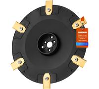 SUBZONAL-Coupe Plus Efficace : Plaque de Coupe pour Robot Tondeuse + 6 Lames de Rechange compatibles avec Husqvarna G3-P15, Automower 305, 310, 315, 315x, 405,410, 415x, 435, 535 AWD Disque à tronçon