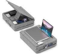 SUBZONAL-Coussin Ordinateur Portable, Support PC Portable Lit avec Rangement, Support Laptop Réglable avec Bande Antidérapante & Emplacement pour Tablette Maison Bureau Dortoir