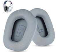 SUBZONAL-Coussinets en Tissu Premium pour Casque Logi Tech G733, Compatibles avec G335 - Confort Durable et Qualité Supérieure, Oreillettes de Remplacement pour Gaming (Gris)