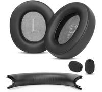 SUBZONAL-Coussinettes de Rechange et Couverture d'Arceau Compatibles avec Microsoft Xbox Stéréo sans Fil Édition spéciale 20e Anniversaire Casque Audio Headset, Coussinets d'Oreille (Cuir Protéiné)