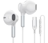 SUBZONAL-couteurs USB C, pour iPhone 15, 16 Plus, Pro Max, avec câble de type C, microphone et contrôle du volume, pour iPad Pro Air 5/4 Mini 6, Google Pixel 9, 8, 7, 6, Samsung Galaxy S24