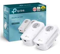 SUBZONAL-CPL AV1200 (Débit 1200 Mbps), 1 Port Ethernet Gigabit, Prise Intégrée Version Française, Pack de 2 CPL (TL-PA8015P KIT)