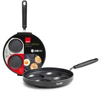 Subzonal-Crêpière Pour 4 Mini-Crêpes Indubasic, 26 Cm, Aluminium, Antiadhésif, Compatible Avec L¿Induction