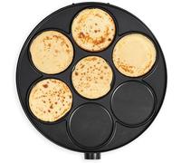 SUBZONAL-Crêpière réversible DOP247 - Ø33 cm/Ø10 cm, 1500W, thermostat réglable, accessoires inclus