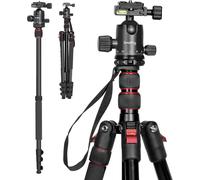 SUBZONAL-CT-20 Trépied d'Appareil Photo en Aluminium Léger de 78"" (198 cm), Trépied DSLR Pliable pour Le Voyage, Charge Utile Max. 33 LB (15 kg), Hauteur Réglable de 18,5"" à 78"" (47-198 cm) - 3474C