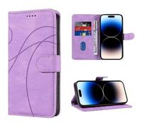 SUBZONAL-Cuir Coque pour OnePlus Nord 5 5G, Flip Étui Portefeuille avec Support/RFID Blocage/Fentes pour Cartes, Premium PU/TPU Antichoc Protection Complète Housse - Violet