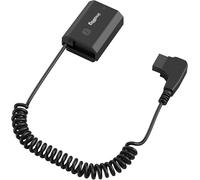 SUBZONAL-D-Tap Compatible avec NP-FZ100 Batterie Factice, Câble d'alimentation Spiralé pour Sony A7R V/A7 IV/A7S III/A7R IV/A7R III/A7 III/A7C/A6600/FX3/ZV-E1/A7S II/A7R II/A1/A9/A9II - 4253B