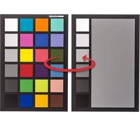 SUBZONAL-Datacolor SpyderCheckr24 - Carte couleur pour le calibrage des caméras avec 24 patchs couleur, Noir