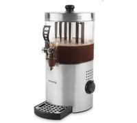 SUBZONAL-Distributeur à Chocolat Chaud Acier inoxydable SHK800, 1200W, Cuve amovible de 3L, Thermotast réglabable, Maintien au chaud, Système anti-goutte, Compatible Lave-vaisselle