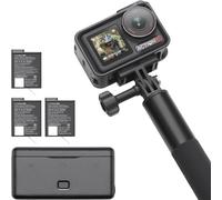 SUBZONAL-DJI Bundle Aventure Osmo Action 5 Pro, Caméra d¿Action 4K avec Capteur 1/1,3"", 12 h d¿Autonomie Étendue avec 3 Batt., Stabilisation, Double Écran Tactile OLED, Mini Caméra d¿Action pour Voya