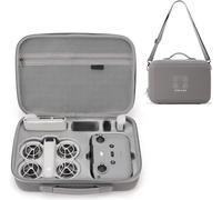 Subzonal-Dji Neo Fly More Combo Sac De Transport Case Étui De Protection Pour Dji Neo Rc-N3 Et 6 Batteries Accessoires De Drone Sac De Voyage Portable Pu Avec Sangle De Transport, Gris Gris