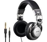 SUBZONAL-DJX-500 ¿ Casque DJ Professionnel, fermé, Filaire, Oreillettes pivotables à 90°/180°, Transducteurs 57mm, Oreillettes rembourrées ¿ Idéal pour écoute en Studio