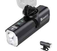 Subzonal-Dlite1800 Eclairage Velo Avec Télécommande Sans Fil,Lampe Frontale Vélo 1800 Lumens Phare Vélo À Double Source Lumineuse Haut Faisceau Et Bas Faisceau Feux Vélo Rechargeables 5000mah Pour Vt