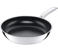 SUBZONAL-Durado Poêle à Frire Induction 28 cm revêtement en Acier Inoxydable Cromargan Revêtement céramique Passe au Four