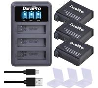 SUBZONAL-DuraPro 3 Piles 1680 mAh + Chargeur USB LED 3 Kana pour caméra d'action GoPro Hero4 Hero 4 AHDBT-401