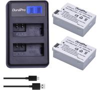SUBZONAL-DuraPro Lot de 2 Batteries LP-E8 + Double Chargeur USB pour Canon LP-E8 ; Canon EOS 550D EOS 700D EOS 600D EOS 650D Rebel T2i T3i T4i T5i Kiss X4 X5 X6i X7i