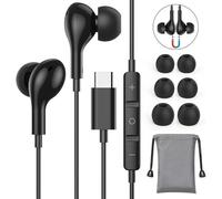 SUBZONAL-Ecouteur USB C,HiFi Stéréo Écouteurs USB C Type C Magnétique Isolation Sonore avec Micro pour Samsung S25/S24/S23/S22/S21/A56/A53/A54, Huawei P40/P30,Xiaomi 13,Google Pixel,OnePlus 9T pour i