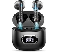SUBZONAL-Ecouteurs Bluetooth 5.3 sans Fil, Ecouteurs sans Fil avec HD Mic, 2024 Nouvelle IP7 Étanches 42H Oreillette Bluetooth Stéréo Réduction de Bruit, USB-C Charge Rapide Casque Bluetooth, Super L