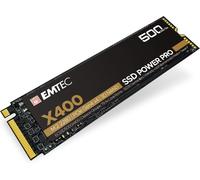 SUBZONAL-Emtec ECSSD500GX400 - Disque SSD Interne - M.2 2280 NVMe - PCIe Gen4x4 - Collection X400 Power Pro - 500Go, 500GB - 3D NAND - Idéal pour gamer, jeux vidéos, charge de travail intensives.