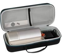 SUBZONAL-Étui de Transport Rigide pour Mini projecteur XGIMI MoGo 3 Pro 1080P, étui de Voyage pour MoGo 4 et Support réglable, Rangement pour télécommande, Chargeur et Autres Accessoires, Noir