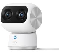 Subzonal-Eufy Security Indoor Cam S350, Caméra À Double Objectif, Caméra De Surveillance 4k Uhd Avec Zoom × 8 Et Rotation/Inclinaison 360°, Idéale Pour Babyphone Pour Animaux De Compagnie/Sécurité