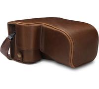 SUBZONAL-Ever Ready - Étui de Protection en Cuir avec Bandoulière Compatible avec Sony Alpha A6100, A6400 (18-135mm)