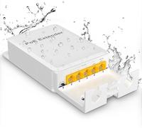 SUBZONAL-Extender PoE Gigabit extérieur 1 entrée 4 Sorties, 5 Port 802.3af/at/BT PoE Waterproof Repeater, Vlan, Extend 100 Meters(328 ft), Power Over Ethernet PoE Splitter.