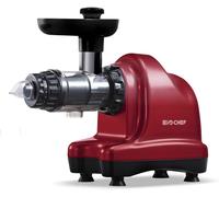 SUBZONAL-Extracteur de Jus BioChef Axis Cold Press Juicer - Extracteur Masticateur Horizontal pour Herbe de Blé, Fruits et Légumes avec 20 ans de Garantie BioChef (rouge)