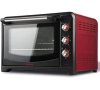 SUBZONAL-FE42 Four Électrique Ventilé, 2000W, 42 Litre, Rouge/Noir