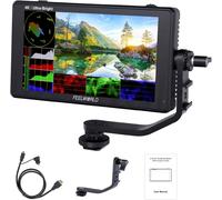 SUBZONAL-Feelworld LUT6 Camera Moniteur 6 Pouces Tactile Moniteur de Terrain pour Appareil Photo Reflex numérique avec 2600nits HDR / 3D LUT Histogramme VectorScope 1920x1080 IPS4K HDMI Input Output