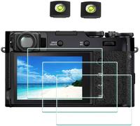SUBZONAL-Film de Protection d'Ecran pour Fujifilm X100VI X100V Fuji Film X-100VI X-100V et Housse de Sabot, Protecteur Verre Trempé Optique 0,3mm Dureté 9H Anti-Rayure Anti-Bulle -Lot de 3