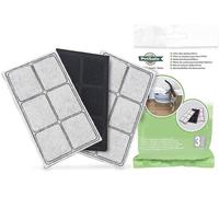 Subzonal-Filtres À Charbon Actif De Rechange Pour Bac À Litière Autonettoyante Automatique Simply Clean Pour Chat, Pour Le Contrôle Des Odeurs, Lot De 3